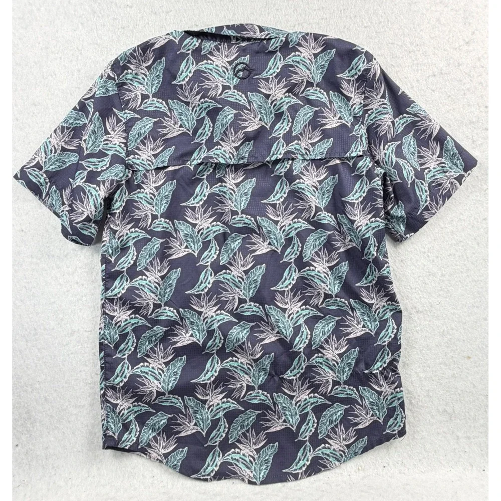 Magellan Outdoors Boys Size 8 Fish Gear Tropical Fishing Shirt Moisture Wicking
